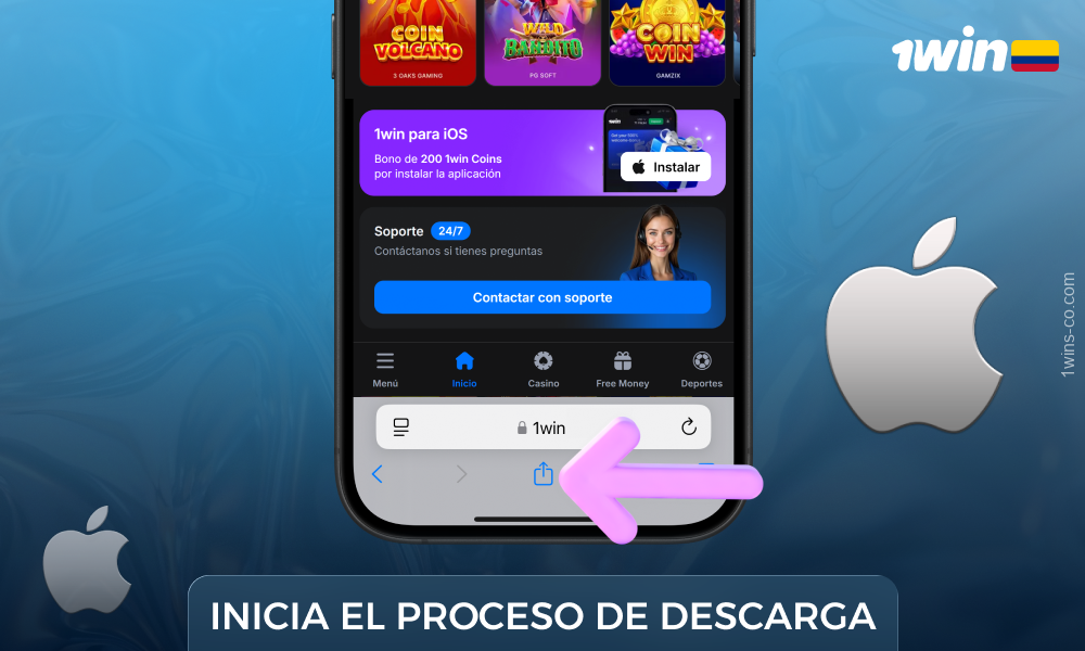 Descargar la aplicación 1win para iOS